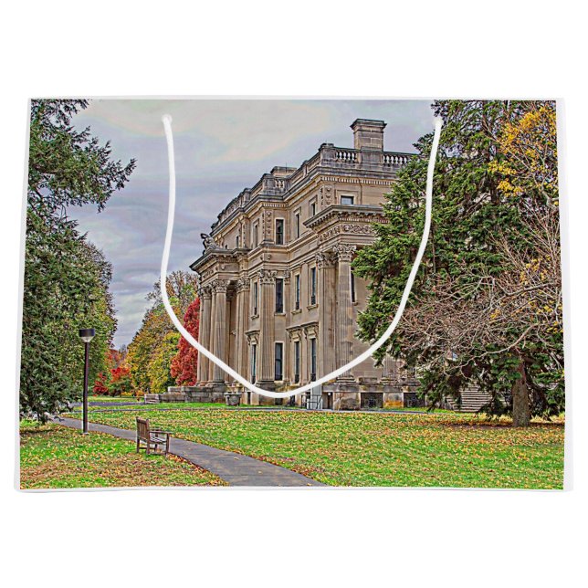 Sacola Para Presentes Grande Mansão de Vanderbuild (Frente)