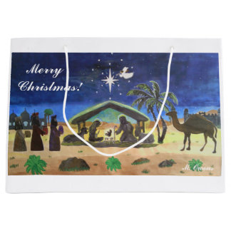 Sacola Para Presentes Grande Mantenha Cristo Em Sacos De Presente De Natal