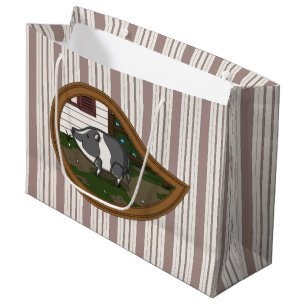 Sacola Para Presentes Grande Mantenha o saco de presentes do porco