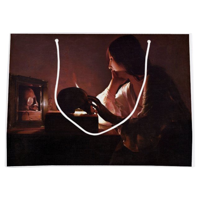 Sacola Para Presentes Grande Maria Lamenta, La Tour (Frente)