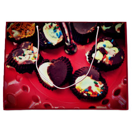 Sacola Para Presentes Grande Marshmallow Truffles