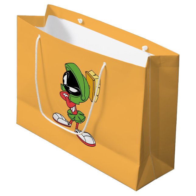 SACOLA PARA PRESENTES GRANDE MARVIN, O MARTIAN™ FERIDO (Frente inclinada)