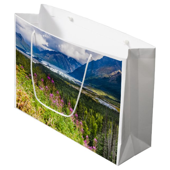 Sacola Para Presentes Grande Matanuska Valley, Southcentral Alaska (Frente inclinada)