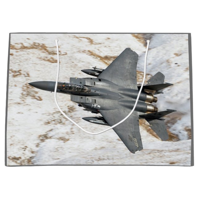 Sacola Para Presentes Grande McDonnell Douglas F-15 Eagle (Frente)