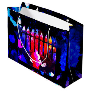 Sacola Para Presentes Grande Menorah