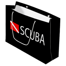 Sacola Para Presentes Grande Mergulhador de mergulhador