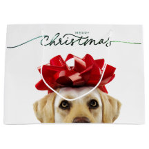 MERRY CHRISTMAS DOGS GIFT BAG CONTEMPORÁRIO E DIVE