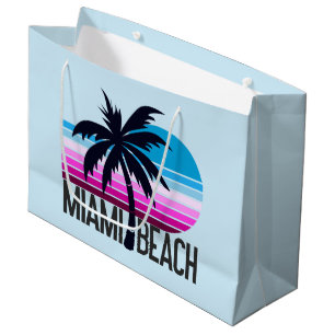 Sacola Para Presentes Grande Miami Beach