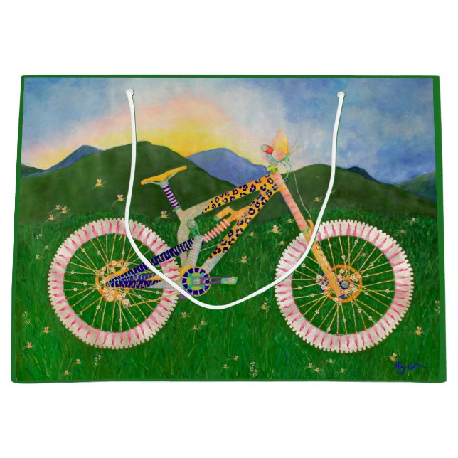 Sacola Para Presentes Grande Miranda Mountain Bike Gift Bag (Frente)