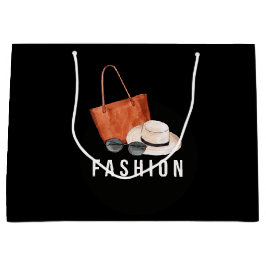 Sacola Para Presentes Grande Moda de Aquarela