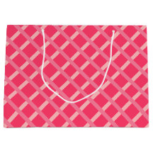 Moderno Geométrico Rosa Vermelho Picante