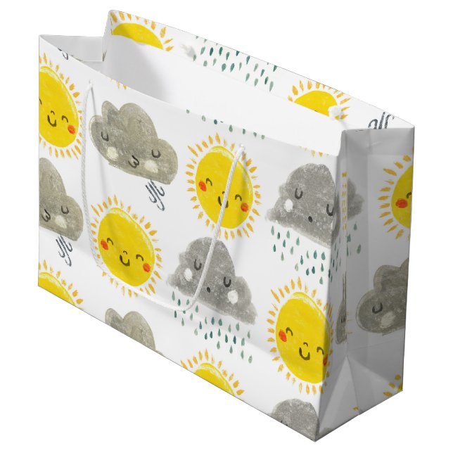 Sacola Para Presentes Grande Moghrey Mie Trio (Frente inclinada)