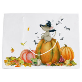 Sacola Para Presentes Grande Mola de Água do Rato de Bruxa