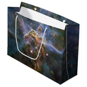 Sacola Para Presentes Grande Montanha Mística no Espaço Hubble na Nebulosa Cari