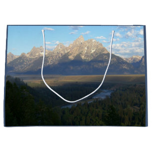 Sacola Para Presentes Grande Montanhas Jackson Hole (Grande Parque Nacional de