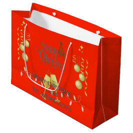 Sacola Para Presentes Grande Muito Feliz Natal