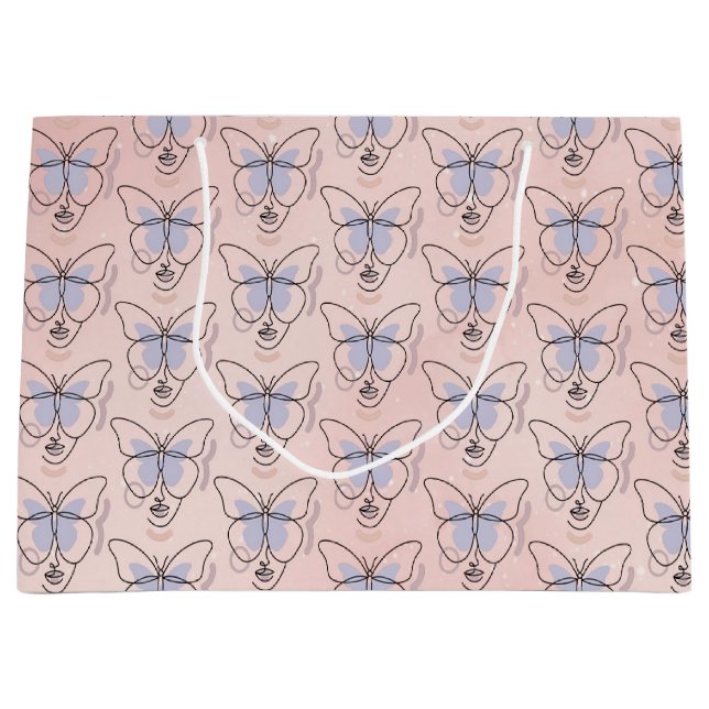 Sacola Para Presentes Grande Mulher (Frente)