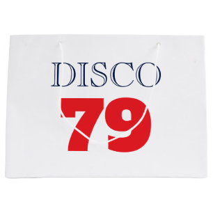 Sacola Para Presentes Grande Música Entretenimento Disco 79 Pop Art Retro