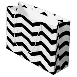 Sacola Para Presentes Grande Na moda Chevron