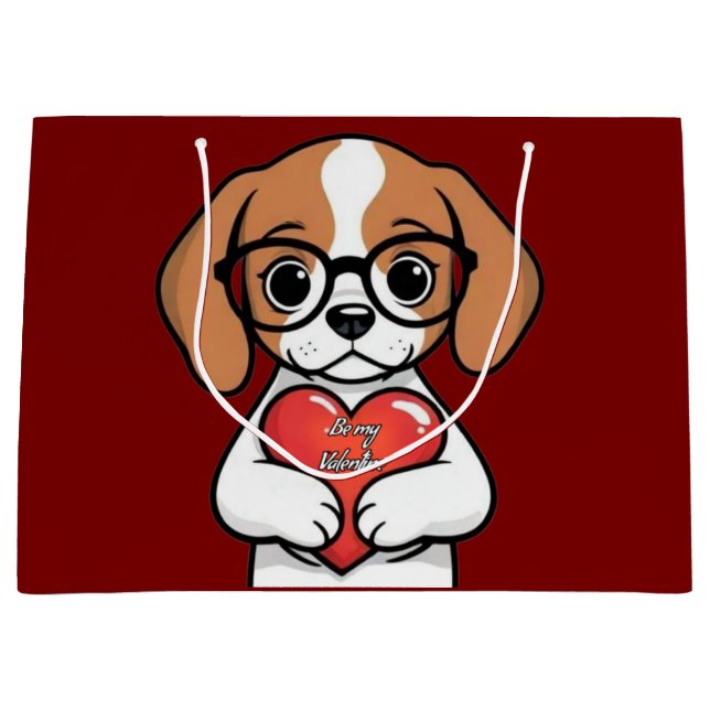 Sacola Para Presentes Grande Namorados (Frente)