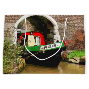 SACOLA PARA PRESENTES GRANDE NARROWBOATS
