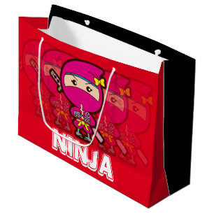 Sacola Para Presentes Grande Natal da Ninja Girl