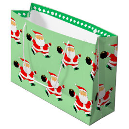 Sacola Para Presentes Grande Natal de Boliche