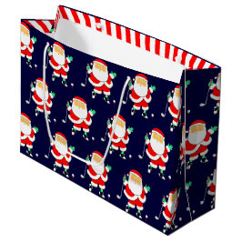 Sacola Para Presentes Grande Natal de Golfe