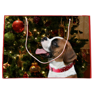 Sacola Para Presentes Grande Natal do pugilista