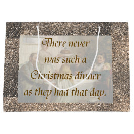 Sacola Para Presentes Grande Natal do Victorian