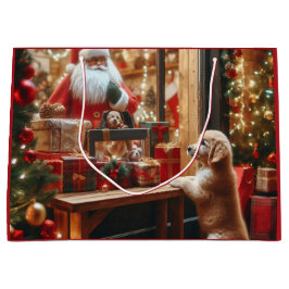 Sacola Para Presentes Grande Natal e Desejos