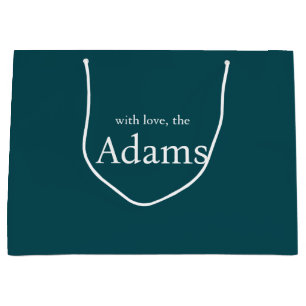 Sacola Para Presentes Grande Natal elegante Casal moderno de entretenimento