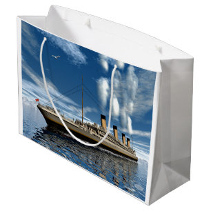 Sacola Para Presentes Grande Navio titânico - 3D rendem