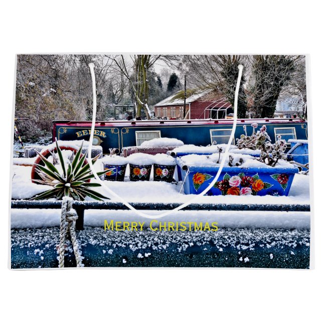 SACOLA PARA PRESENTES GRANDE NAVIOS (Frente)