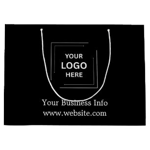 Sacola Para Presentes Grande Negócios Corporativos Personalizados Minimalistas