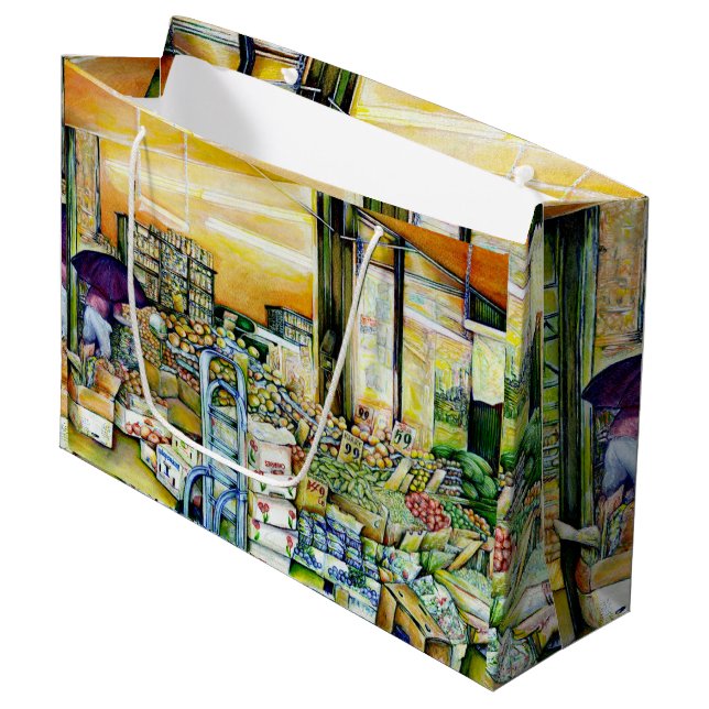 Sacola Para Presentes Grande Neutralização Da Gênese Artística (Frente inclinada)