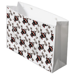 Sacola Para Presentes Grande Ninja Boy