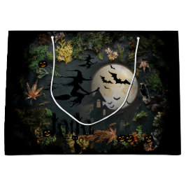 Sacola Para Presentes Grande Noite da Festa das Bruxas