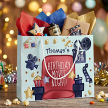 Noite de cinema de aniversário