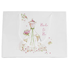 Sacola Para Presentes Grande Noiva Corada em Flor Noiva Para Ser