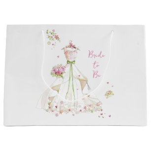 Sacola Para Presentes Grande Noiva Corada em Flor Noiva Para Ser