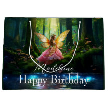 Nome Personalizado Fairy Woodland Forest Parabéns