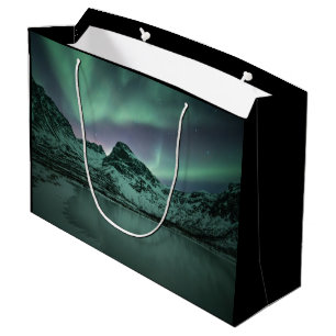 Sacola Para Presentes Grande Norte Lights Noruega