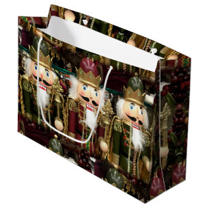 Sacola Para Presentes Grande Noz-cracker Soldiers Natal