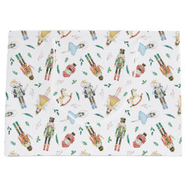 Sacola Para Presentes Grande Nozes de Natal