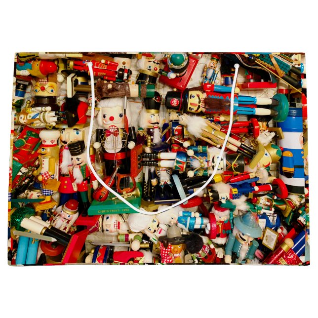 Sacola Para Presentes Grande Nut Crackers (Frente)