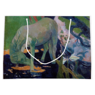 Sacola Para Presentes Grande O Cavalo Branco, Gauguin