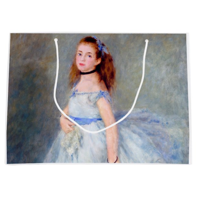 Sacola Para Presentes Grande O Dançarino do Balé, Renoir (Frente)