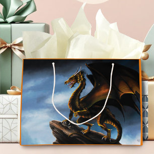 Sacola Para Presentes Grande O Dragão de Pesquisa