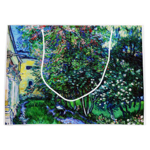 Sacola Para Presentes Grande O Jardim do Asilo em Santo-Rémy, Van Gogh